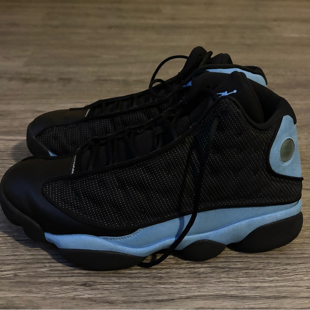 Black and Blue Sneakers